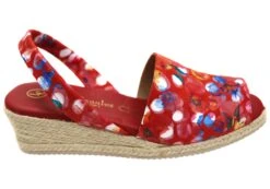 Lola Canales Solute Womens Spanish Leather Wedge Espadrille Sandals(Lola Canales Solute Womens Leather Wedge Espadrille Sandals Made In Spain)