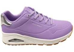 Skechers Womens Uno Shimmer Away Memory Foam Shoes(Skechers Womens Uno Shimmer Away Memory Foam Shoes)