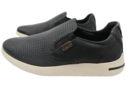 Ferricelli Perry Mens Brazilian Comfort Leather Slip On Casual Shoes(Ferricelli Perry Mens Brazilian Comfortable Leather Slip On Casual Shoes) -Skechers Sale Store IMG 2606