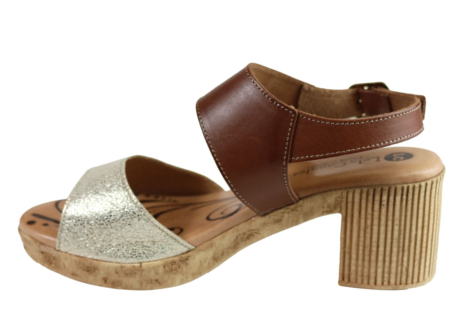 Lola Canales Mia Womens Comfort Leather Mid Heel Sandals Made In Spain(Lola Canales Mia Womens Comfort Leather Mid Heel Sandals Made In Spain) 3 Lola Canales Mia Womens Comfort Leather Mid Heel Sandals Made In Spain(Lola Canales Mia Womens Comfort Leather Mid Heel Sandals Made In Spain) - Image 3