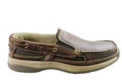 Slatters Splice Mens Smart Casual Leather Loafer Shoes(Slatters Mens Splice Smart Casual Leather Loafers)