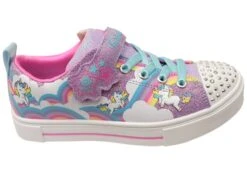 Skechers Girls Kids Twinkle Toes Twinkle Sparks Jumpin Clouds Shoes(Skechers Girls Kids Twinkle Toes Twinkle Sparks Jumpin Clouds Shoes)