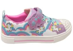 Skechers Girls Kids Twinkle Toes Twinkle Sparks Jumpin Clouds Shoes(Skechers Girls Kids Twinkle Toes Twinkle Sparks Jumpin Clouds Shoes) -Skechers Sale Store IMG 3080 1