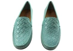 Andacco Sharon Womens Comfortable Flat Leather Loafers Shoes(Andacco Sharon Womens Comfortable Flat Leather Loafers Shoes) -Skechers Sale Store IMG 3123