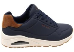 Skechers Mens Uno Suited On Air Comfortable Lace Up Shoes(Skechers Mens Uno Suited On Air Comfortable Lace Up Shoes) -Skechers Sale Store IMG 3220