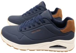 Skechers Mens Uno Suited On Air Comfortable Lace Up Shoes(Skechers Mens Uno Suited On Air Comfortable Lace Up Shoes) -Skechers Sale Store IMG 3222