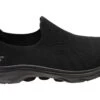 Skechers Womens GOwalk 7 Amina Comfortable Black Slip On Shoes(Skechers Womens Gowalk 7 Amina Comfort Black Slip On Shoes) -Skechers Sale Store IMG 3239