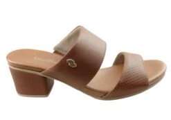 Usaflex Anita Womens Comfortable Leather Low Heel Slides Sandals(Usaflex Anita Womens Comfortable Leather Low Heel Slides Sandals)