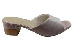 Usaflex Mimosa Womens Comfortable Leather Low Heel Slides Sandals(Usaflex Mimosa Womens Comfortable Leather Low Heel Slides Sandals) -Skechers Sale Store IMG 3471 1