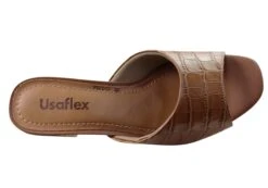 Usaflex Mimosa Womens Comfortable Leather Low Heel Slides Sandals(Usaflex Mimosa Womens Comfortable Leather Low Heel Slides Sandals) -Skechers Sale Store IMG 3499 1a778ba8 b7dc 4c5e a8e2 34ba185d5656