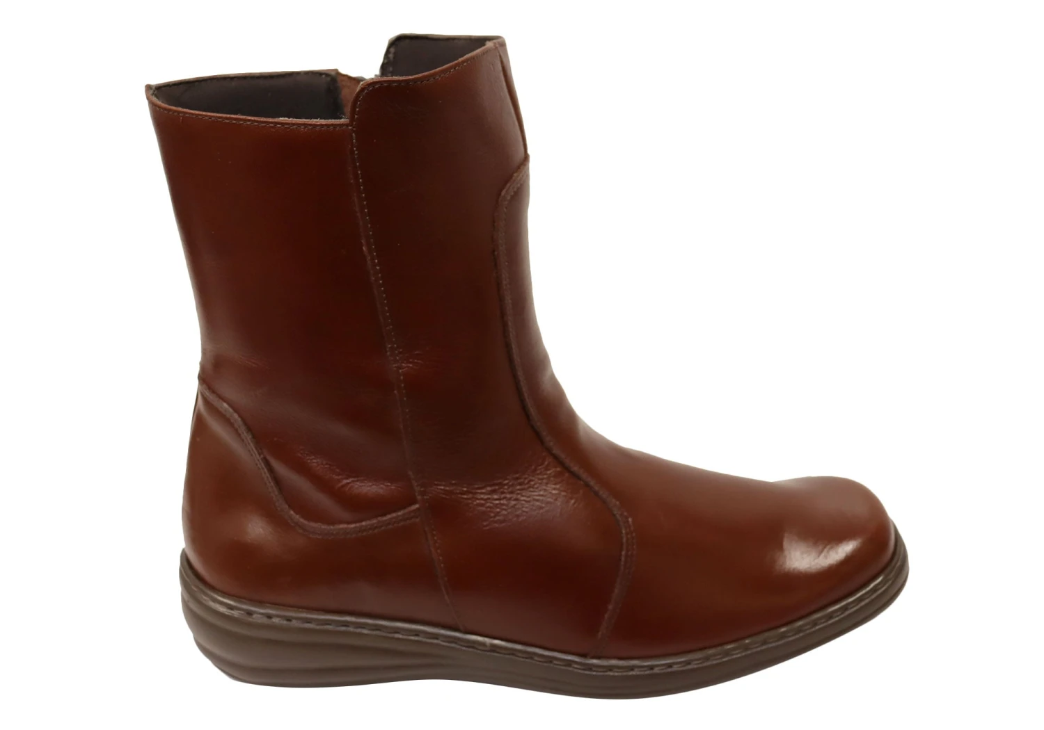 Mironneli Lorrie Womens Comfortable Brazilian Leather Mid Calf Boots(Mironelli Lorrie Womens Comfortable Brazilian Leather Mid Calf Boots) 2 Mironneli Lorrie Womens Comfortable Brazilian Leather Mid Calf Boots(Mironelli Lorrie Womens Comfortable Brazilian Leather Mid Calf Boots) - Image 2