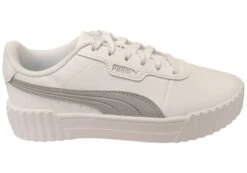 Puma Womens Carina 3.0 Aqua Metallics Comfortable Lace Up Sneakers(Puma Womens Carina 3 0 Aqua Metallics Comfortable Lace Up Sneakers)