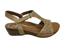 Scholl Orthaheel Julie Womens Comfort Supportive Wedge Leather Sandals(Scholl Orthaheel Julie Womens Supportive Wedge Leather Sandals)