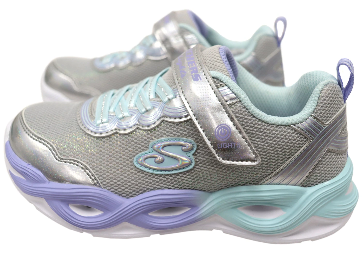Skechers Girls Kids S Lights Twisty Glow Light Up Shoes(Skechers Girls Kids S Lights Twisty Glow Light Up Shoes) 4 Skechers Girls Kids S Lights Twisty Glow Light Up Shoes(Skechers Girls Kids S Lights Twisty Glow Light Up Shoes) - Image 4
