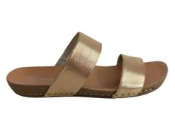 Andacco Mirage Womens Comfy Leather Flat Sandals Slides Made In Brazil(Andacco Mirage Womens Comfort Leather Flat Sandals Slides Made In Brazil)