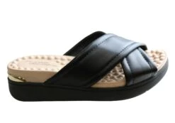 Modare Ultraconforto Anabelle Womens Comfort Slides With Massage Balls(Modare Ultraconforto Anabelle Womens Comfort Sandals With Massage Balls)