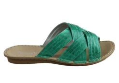 Andacco Memba Womens Comfortable Leather Slide Sandals Made In Brazil(Andacco Memba Womens Comfort Leather Slide Sandals Made In Brazil)
