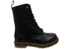 Dr. Martens Dr Martens 1490 Black Smooth Unisex Leather Lace Up Fashion Boots(Dr Martens 1490 Black Smooth Unisex Leather Lace Up Fashion Boots)