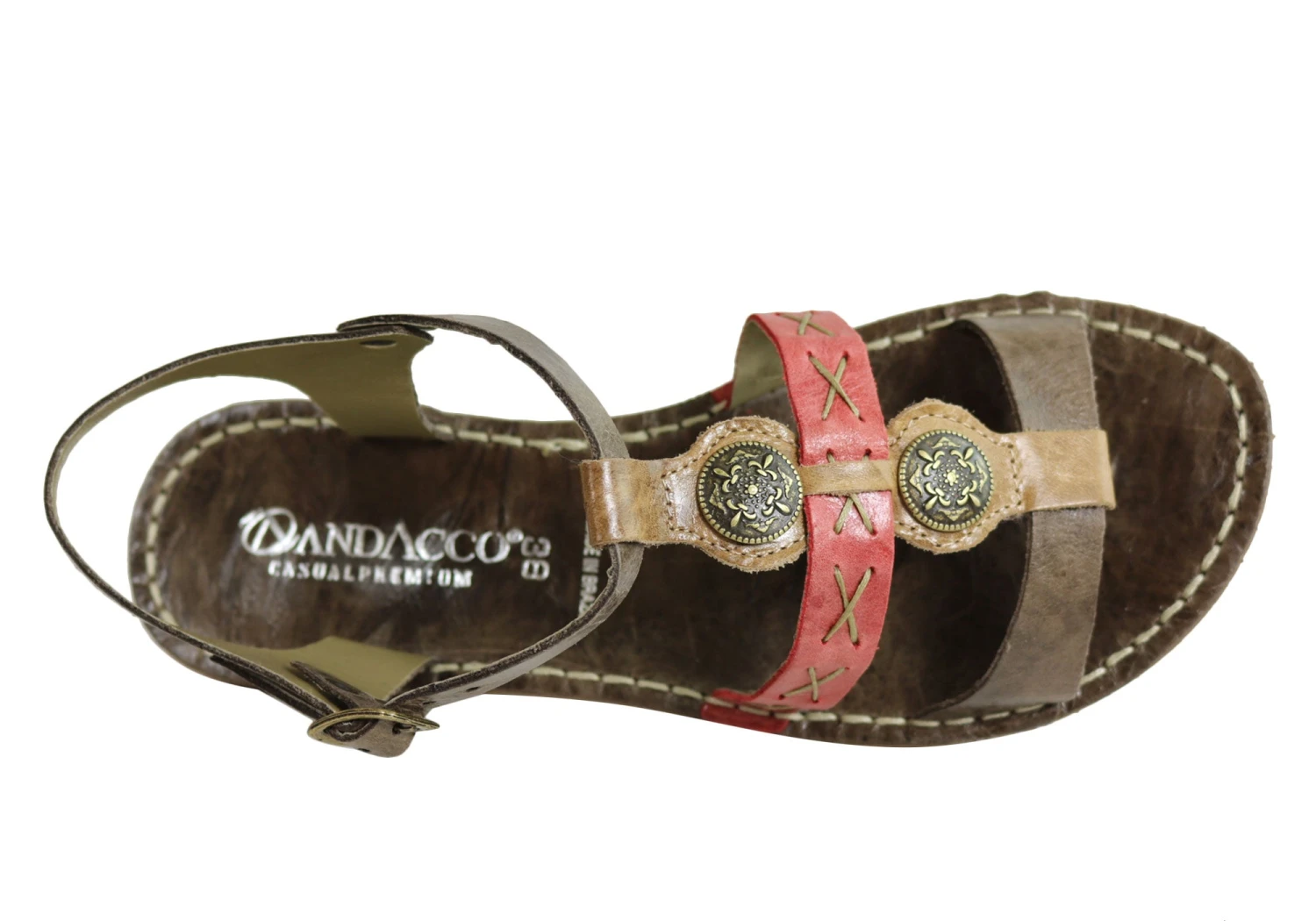 Andacco Madisson Womens Comfort Flat Leather Sandals Made In Brazil(Andacco Madisson Womens Comfortable Flat Leather Sandals Made In Brazil) 9 Andacco Madisson Womens Comfort Flat Leather Sandals Made In Brazil(Andacco Madisson Womens Comfortable Flat Leather Sandals Made In Brazil) - Image 9