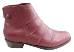Andacco Avenue Womens Leather Comfortable Ankle Boots Made In Brazil(Andacco Avenue Womens Leather Comfortable Ankle Boots Made In Brazil)