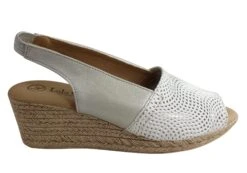 Lola Canales Womens Comfort Leather Wedge Sandals Made In Spain(Lola Canales Womens Comfort Leather Wedge Sandals Made In Spain)