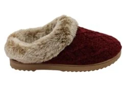 Dearfoams Womens Comfortable Hannah Chenille Knit Clog Slippers(Dearfoams Womens Comfortable Hannah Chenille Knit Clog Slippers)