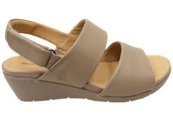 Hush Puppies Reyna Womens Comfortable Leather Wedge Sandals(Hush Puppies Reyna Womens Comfortable Leather Wedge Sandals)