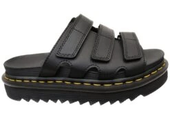 Dr. Martens Dr Martens Womens Raine Athena Platform Slides Sandals(Dr Martens Womens Fashion Raine Athena Platform Slides Sandals)