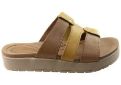 Pegada Dee Dee Womens Comfort Leather Slides Sandals Made In Brazil(Pegada Dee Dee Womens Comfort Leather Slides Sandals Made In Brazil)