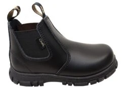 Grosby Ranch Baby Toddler Kids Leather Pull On Boots(Grosby Ranch 2 Kids)