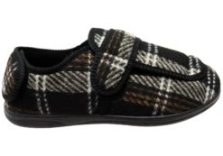 Homyped Mens Arnold 2 Adjustable Strap Extra Extra Wide Slippers(Homyped Mens Arnold 2 Comfortable Adjustable Strap Extra Wide Slippers)