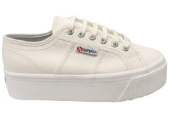 Superga Womens 2790 Tumbled Leather Platform Lace Up Shoes(Superga Womens 2790 Tumbled Leather Platform Lace Up Shoes)