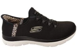 Skechers Womens Slip Ins Summits Leopard Chic Comfortable Shoes(Skechers Womens Slip Ins Summits Leopard Chic Comfortable Shoes)