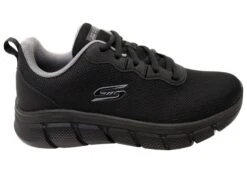Skechers Mens BOBS Sport B Flex Icy Edge Comfortable Lace Up Shoes(Skechers Mens Bobs Sport B Flex Icy Edge Comfortable Lace Up Shoes)