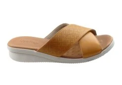 Usaflex Ginni Womens Comfort Leather Slides Sandals Made In Brazil(Usaflex Ginni Womens Comfort Leather Slides Sandals Made In Brazil)