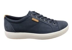 ECCO Mens Soft 7 Comfortable Leather Casual Lace Up Sneakers Shoes(Ecco Mens Soft 7 Comfortable Leather Casual Lace Up Sneakers Shoes)