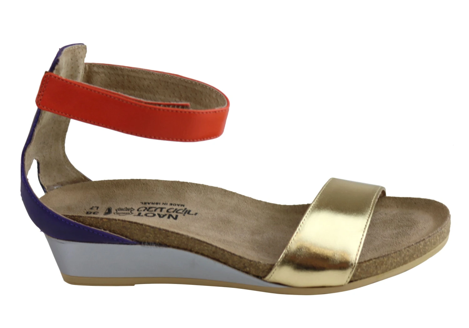 Naot Pixie Womens Leather Comfortable Cushioned Wedge Sandals(Naot Pixie Womens Leather Comfortable Cushioned Wedge Sandals) 3 Naot Pixie Womens Leather Comfortable Cushioned Wedge Sandals(Naot Pixie Womens Leather Comfortable Cushioned Wedge Sandals) - Image 3