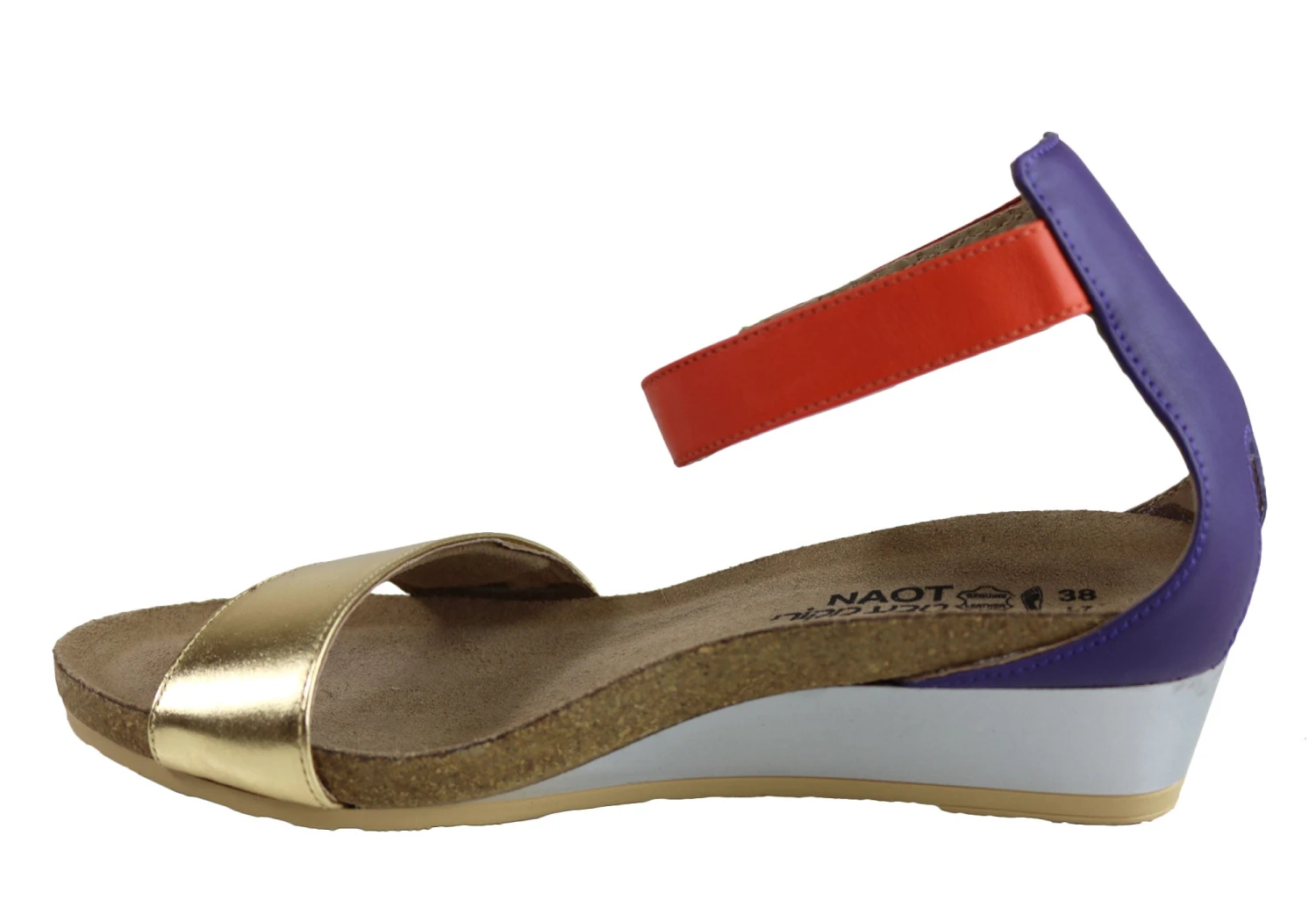 Naot Pixie Womens Leather Comfortable Cushioned Wedge Sandals(Naot Pixie Womens Leather Comfortable Cushioned Wedge Sandals) 8 Naot Pixie Womens Leather Comfortable Cushioned Wedge Sandals(Naot Pixie Womens Leather Comfortable Cushioned Wedge Sandals) - Image 8