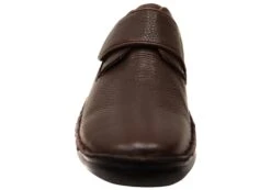 Hush Puppies Bloke Mens Comfortable Leather Triple Wide Fit Shoes(Hush Puppies Bloke Mens Wide Fit Velcro Shoes) -Skechers Sale Store IMG 7104 1