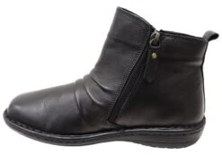 Orizonte Poet Womens European Comfortable Leather Ankle Boots(Orizonte Poet Womens European Comfortable Leather Ankle Boots) -Skechers Sale Store IMG 7118