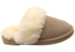 Grosby Denni Ugg Womens Comfortable Open Back Slippers(Grosby Denni Ugg Womens Comfortable Open Back Slippers)