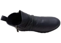 Orizonte Nessie Womens European Comfort Leather Ankle Boots(Orizonte Nessie Womens European Comfort Leather Ankle Boots) -Skechers Sale Store IMG 7171