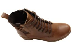 Orizonte Jaquel Womens European Comfortable Leather Ankle Boots(Orizonte Jaquel Womens European Comfortable Leather Ankle Boots) -Skechers Sale Store IMG 7200