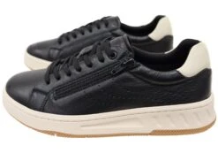 Hush Puppies Spin Womens Comfortable Leather Lace Up Shoes(Hush Puppies Spin Womens Comfortable Leather Lace Up Shoes) -Skechers Sale Store IMG 7253