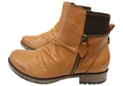 Orizonte Village Womens European Comfortable Leather Ankle Boots(Orizonte Village Womens European Comfortable Leather Ankle Boots) -Skechers Sale Store IMG 7294