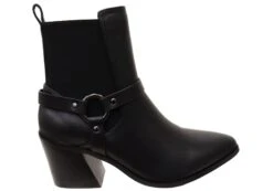 Hush Puppies Vala Harness Womens Leather Mid Heel Ankle Boots(Hush Puppies Vala Harness Womens Leather Mid Heel Ankle Boots)