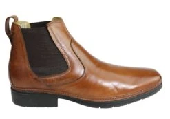 Savelli Liam Mens Comfort Leather Chelsea Dress Boots Made In Brazil(Savelli Liam Mens Leather Chelsea Dress Boots Made In Brazil)