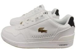 Lacoste Mens Comfortable Lace Up Leather T Clip Sneakers(Lacoste Mens Comfortable Lace Up T Clip Sneakers) -Skechers Sale Store IMG 7803