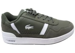 Lacoste Mens Comfortable Leather T Clip BiColour Sneakers(Lacoste Mens Comfortable Leather T Clip Bicolour Sneakers)