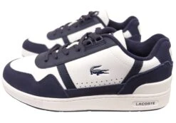 Lacoste Mens Comfortable Leather Graphic Print T Clip Sneakers(Lacoste Mens Comfortable Lace Up Graphic Print T Clip Sneakers) -Skechers Sale Store IMG 7846